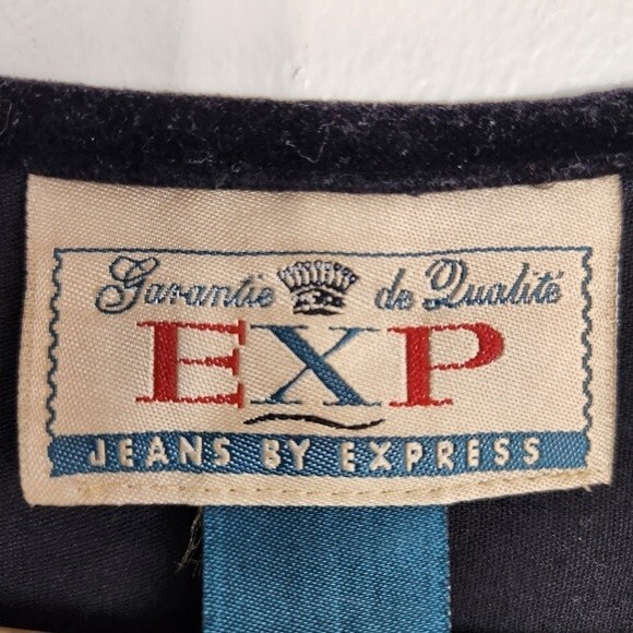 VTG Velvet Black 90s Y2K Jumper Womens Size 10/8 Silver Zip Front Holiday - Picture 9 of 11